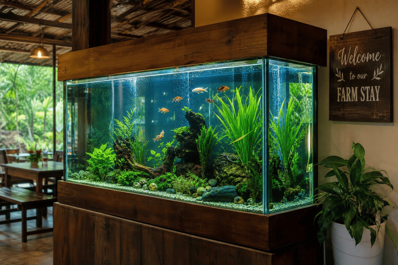 The aquarium