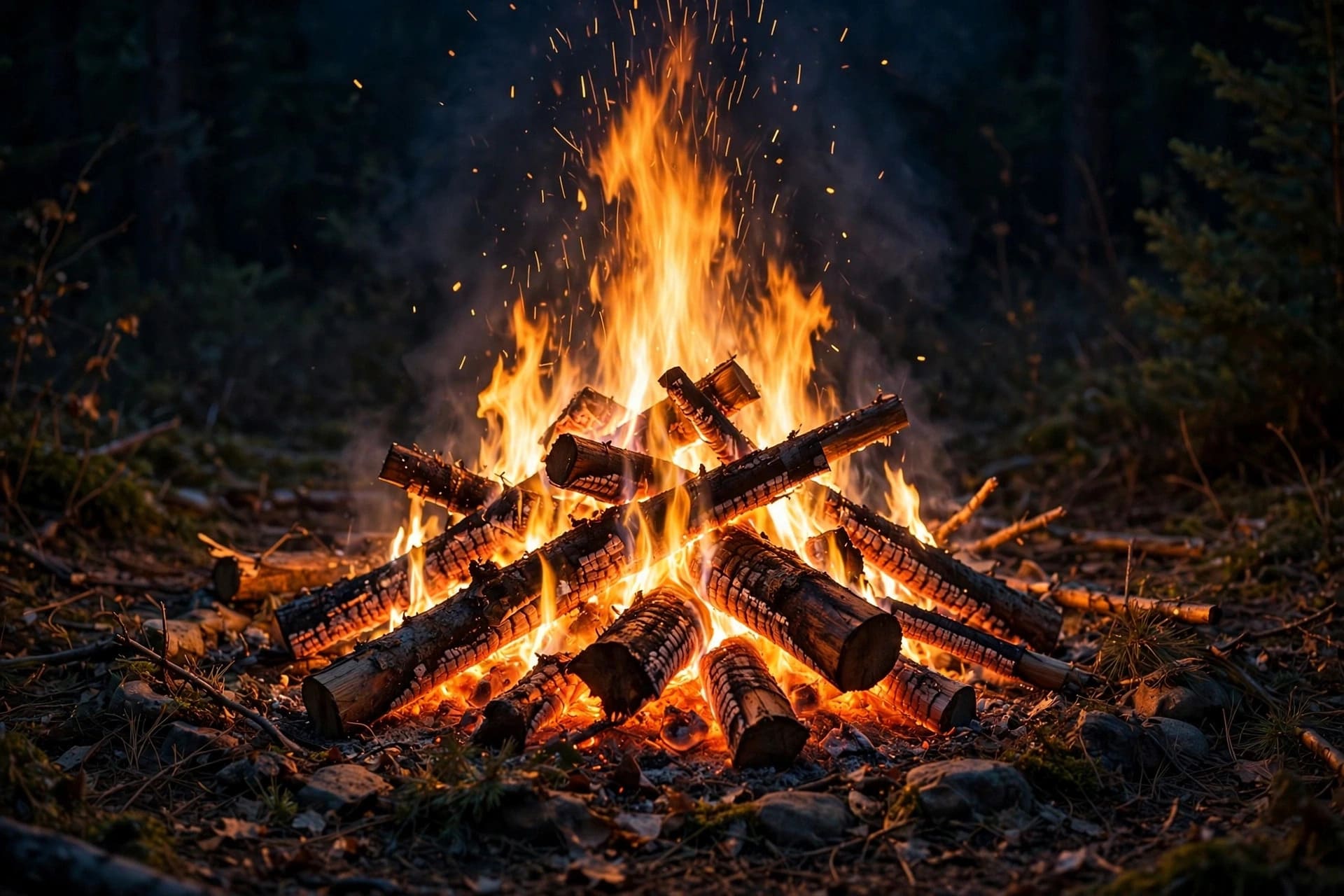 Bonfire and BBQ