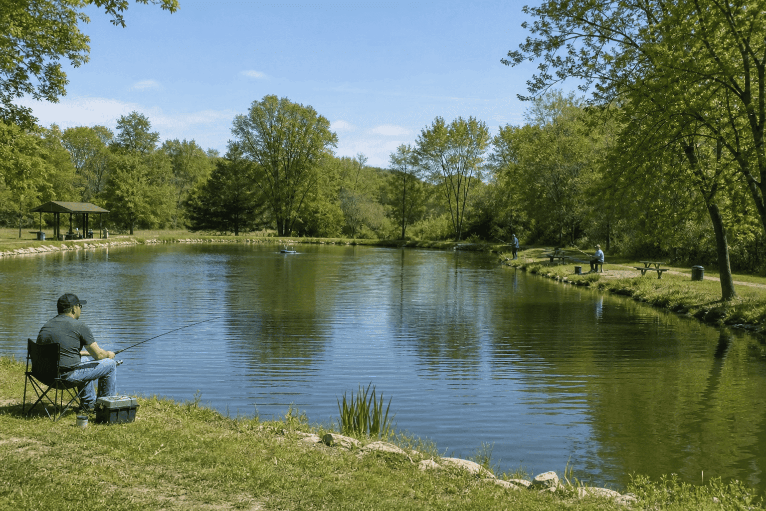Fishing pond